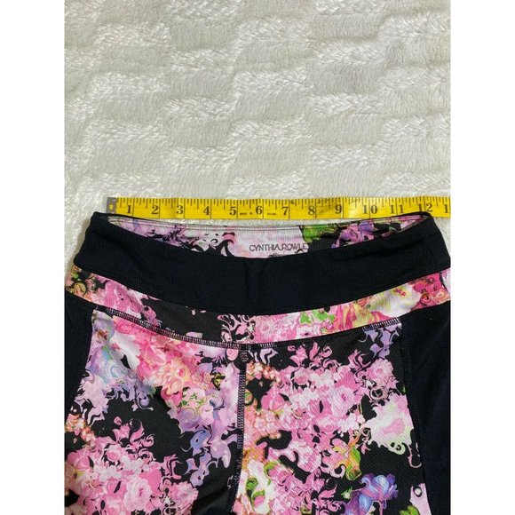 Cynthia Rowley Womens Black Pink Active Pants Sz S - Picture 4 of 6